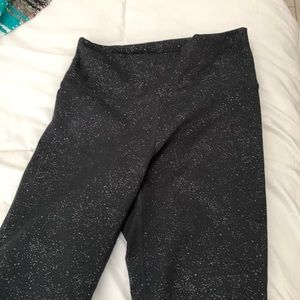 Fabletics Powerhold Black Speckled Leggings Size XS